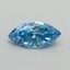 0.52 Ct. Fancy Vivid Blue Marquise Lab Grown Diamond