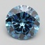 3.00 Ct. Fancy Vivid Blue Round Lab Grown Diamond