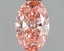 1.06 Ct. Fancy Vivid Pink Oval Lab Grown Diamond