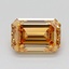 1.01 Ct. Fancy Light  Brown Emerald Lab Grown Diamond