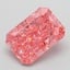 3.14 Ct. Fancy Vivid Pink Radiant Lab Grown Diamond
