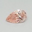 0.34 Ct. Fancy Vivid Pink Pear Lab Grown Diamond