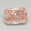 3.19 Ct. Fancy Vivid Pink Radiant Lab Grown Diamond