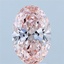 2.51 Ct. Fancy Vivid Pink Oval Lab Grown Diamond