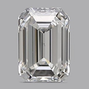 Emerald diamond — real photo