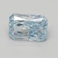 1.59 Ct. Fancy Intense Blue Radiant Lab Grown Diamond