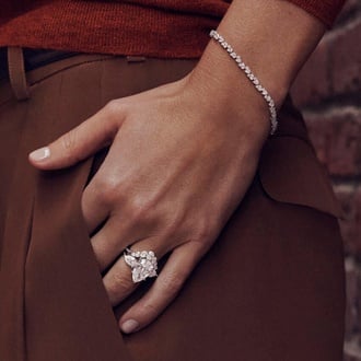 Olivetta Lab Diamond Tennis Bracelet - Brilliant Earth