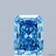 1.63 Ct. Fancy Vivid Blue Radiant Lab Grown Diamond