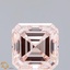 3.10 Ct. Fancy Intense Pink Asscher Lab Grown Diamond