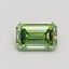 0.72 Ct. Fancy Vivid Green Emerald Lab Grown Diamond