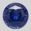 8.0mm  Blue  Round   Sapphire