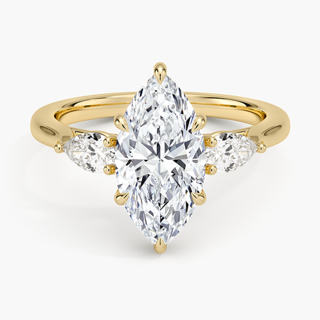 18K Yellow Gold Opera Perfect Fit Diamond Ring