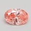 0.70 Ct. Fancy Vivid Pink Oval Lab Grown Diamond