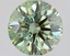 0.9 Ct. Fancy Vivid Green Round Lab Grown Diamond