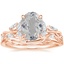 14K Rose Gold Secret Garden Diamond Ring (1/2 ct. tw.) with Winding Willow Ring