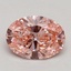 1.70 Ct. Fancy Intense Pink Oval Lab Grown Diamond