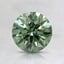 0.94 Ct. Fancy Vivid Pacific Green Round Lab Grown Diamond