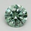 3.0 Ct. Fancy Vivid Pacific Green Round Lab Grown Diamond