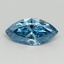 1.05 Ct. Fancy Vivid Blue Marquise Lab Grown Diamond