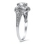 The Basil Ring, smalltop view on a hand