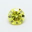 1.01 Ct. Fancy Vivid  Yellow Round Lab Grown Diamond