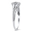 The Jackson Ring, smalltop view on a hand