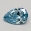 1.50 Ct. Fancy Vivid Blue Pear Lab Grown Diamond