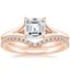 14K Rose Gold Reverie Ring with Flair Diamond Ring (1/6 ct. tw.)