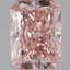 2.49 Ct. Fancy Intense Brownish Pink Radiant Lab Grown Diamond