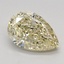 1.39 Ct. Fancy Yellow Pear Lab Grown Diamond