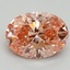 1.51 Ct. Fancy Vivid Pink Oval Lab Grown Diamond