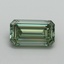 1.87 Ct. Fancy Vivid Green Emerald Lab Grown Diamond