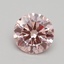2.50 Ct. Fancy Intense Pink Round Lab Grown Diamond