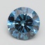 2.00 Ct. Fancy Vivid Blue Round Lab Grown Diamond