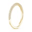18K Yellow Gold Valencia Diamond Ring, smallside view