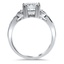Sapphire Leaves Ring, smallside view