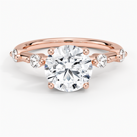 14K Rose Gold Aimee 1.7mm Diamond Ring