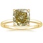 18K Yellow Gold Vita Diamond Ring, smalltop view