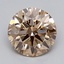 1.03 Ct. Light  Brown Round Lab Grown Diamond