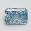 2.16 Ct. Fancy Vivid Blue Radiant Lab Grown Diamond