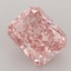 3.05 Ct. Fancy Vivid Pink Radiant Lab Grown Diamond