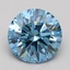 2.06 Ct. Fancy Vivid Blue Round Lab Grown Diamond
