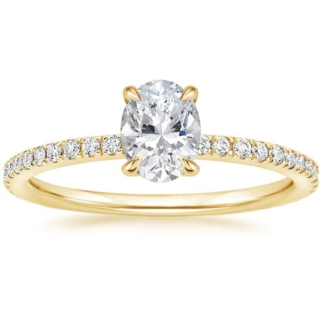 18K Yellow Gold Luxe Ballad Perfect Fit Diamond Bridal Set