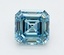 3.01 Ct. Fancy Vivid  Blue Asscher Lab Grown Diamond