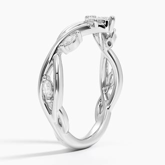Secret Garden Contour Diamond Ring (1/4 ct. tw.) in Platinum