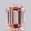 1.00 Ct. Fancy Intense Pink Emerald Lab Grown Diamond