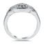 Celtic Knot Diamond Ring, smallside view
