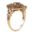 The Ciliona Ring, smalltop view on a hand