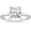Platinum Petite Elodie 1.5mm Ring, smalltop view