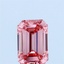 0.70 Ct. Fancy Pink Emerald Lab Grown Diamond
